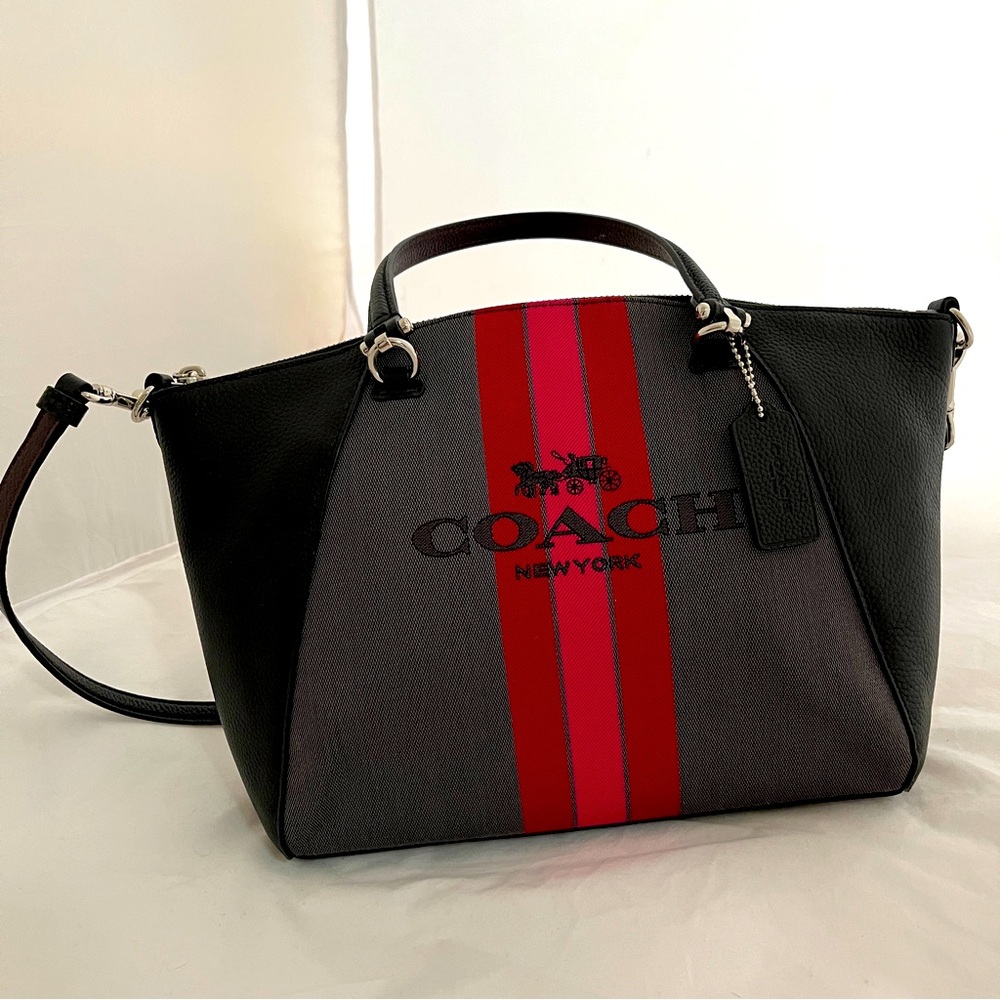 Coach Horse And Carriage Jacquard Prairie Satchel 69646